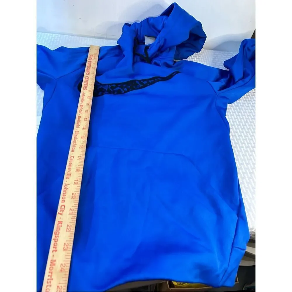 Nike swoosh therma fit sweatshirt small‎ royal blue rn#56323